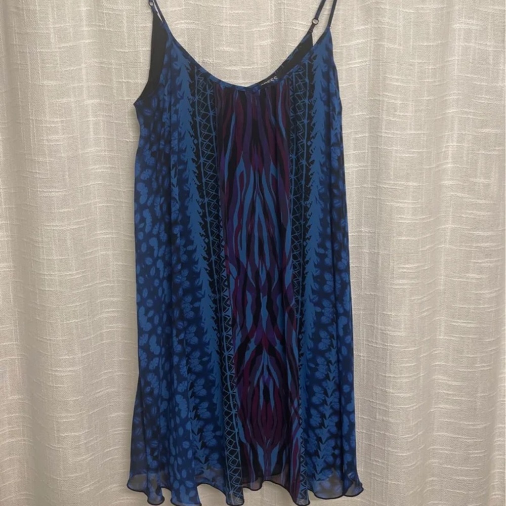 Blue tank dress